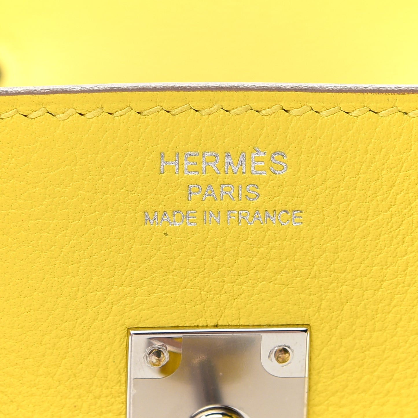 Taurillon Novillo Verso Birkin 25 Lime Bleuet