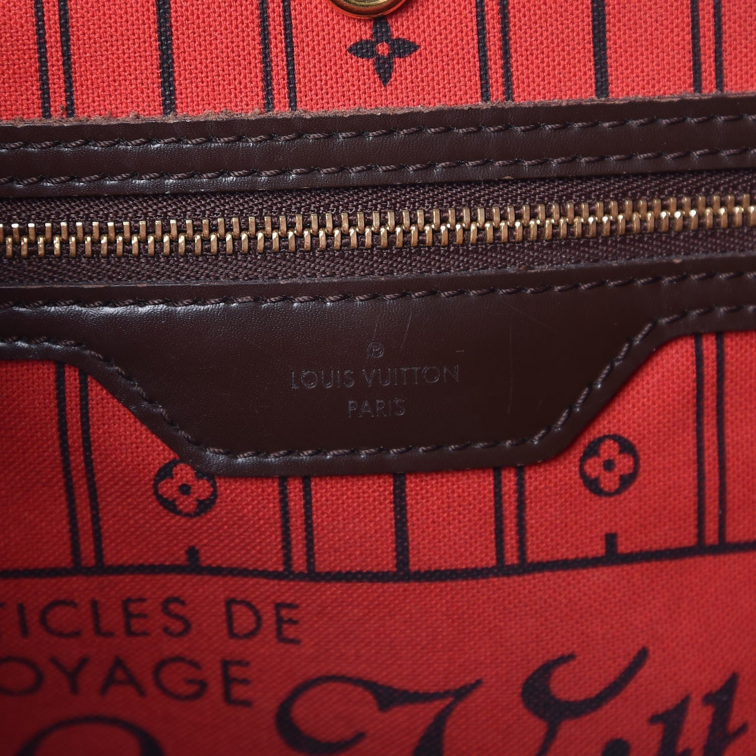 Louis Vuitton Damier Ebene Neverfull MM 6 of 8