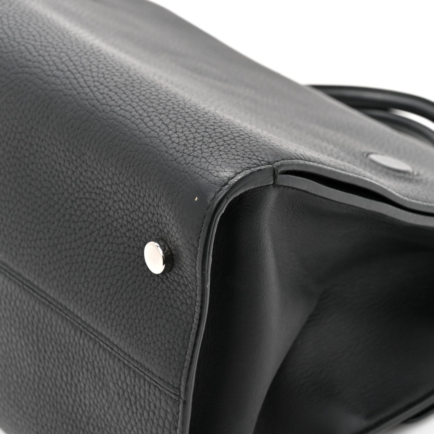 Christian Dior Grained Calfskin Large Diorever Flap Black 15 of 18