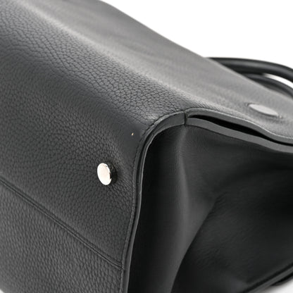 Christian Dior Grained Calfskin Large Diorever Flap Black 15 of 18