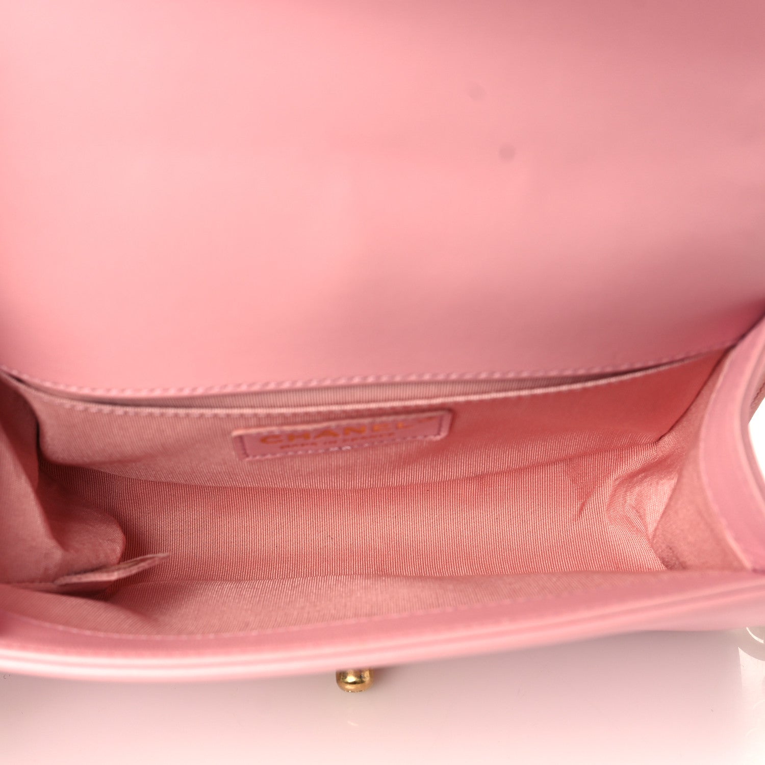 Chanel Lambskin Tweed Quilted Small Boy Flap Pink 4 of 12