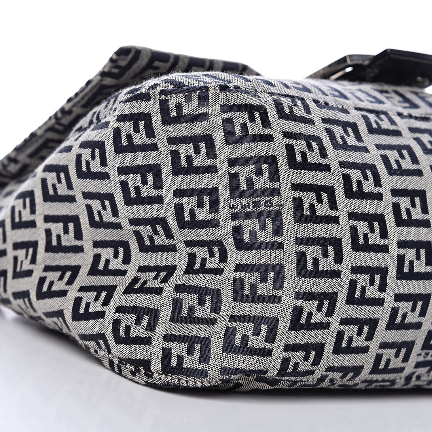 Fendi Zucchino Mama Baguette Navy 7 of 8