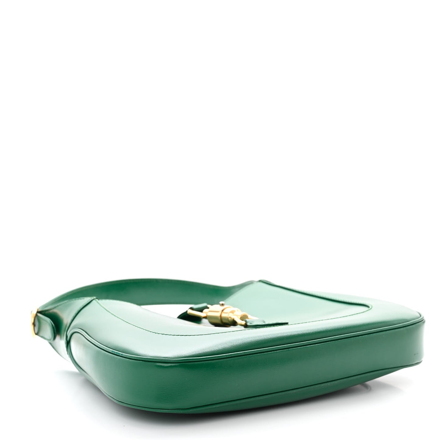 Boarded Dyana Lux Calfskin Small Jackie 1961 Hobo Emerald