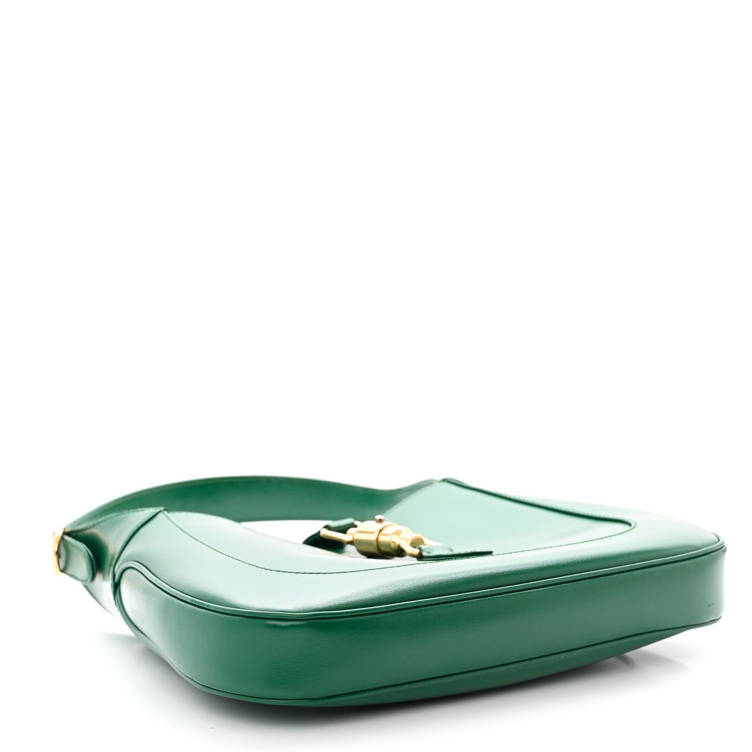 Gucci Boarded Dyana Lux Calfskin Small Jackie 1961 Hobo Emerald 4 of 13