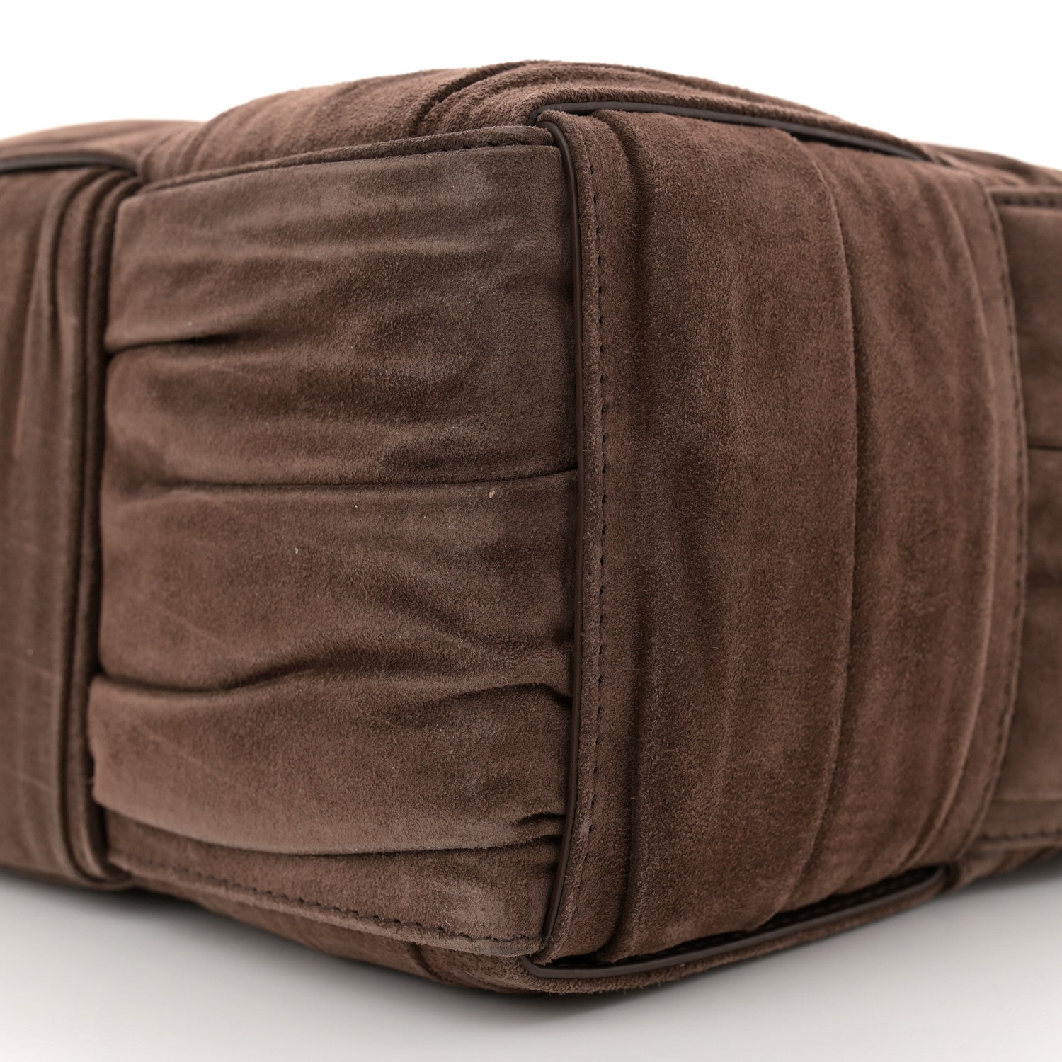 Bottega Veneta Suede Foulard Intrecciato Small Arco Tote Brownie 10 of 10