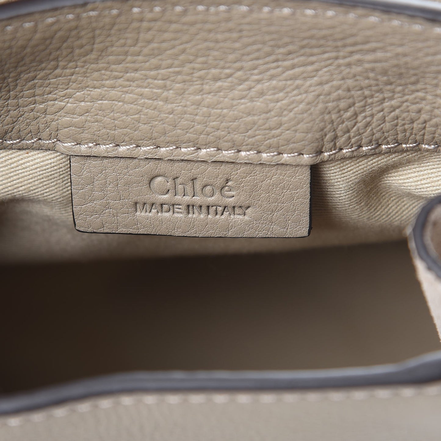 Suede Calfskin Mini Faye Backpack Motty Grey
