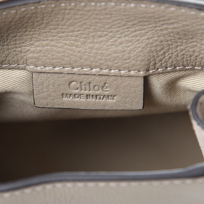 Chloe Suede Calfskin Mini Faye Backpack Motty Grey 7 of 8