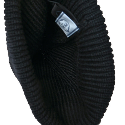 Prada Knit Racing Logo Beanie Black 3 of 4