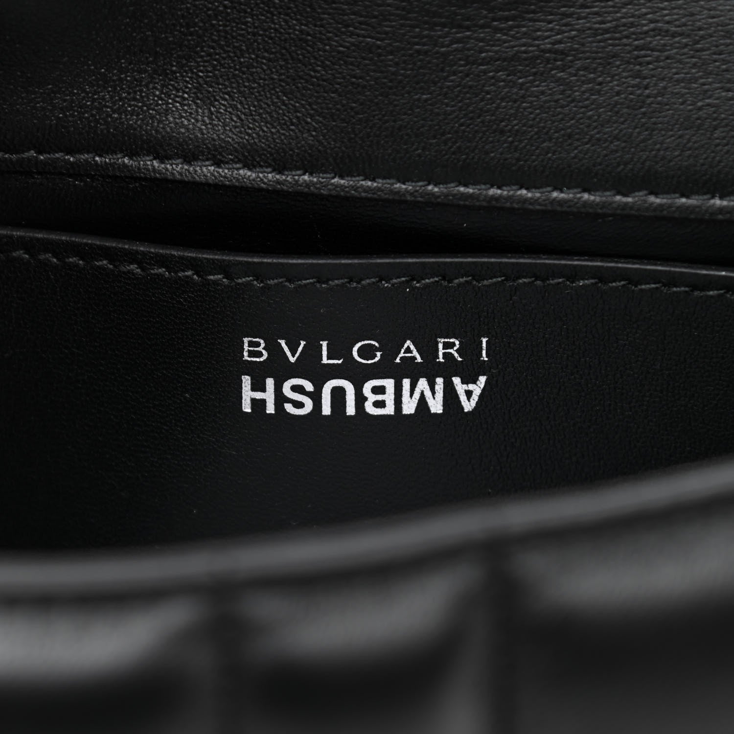 Bulgari X AMBUSH Nappa Serpenti Crossbody Bag Black 6 of 8