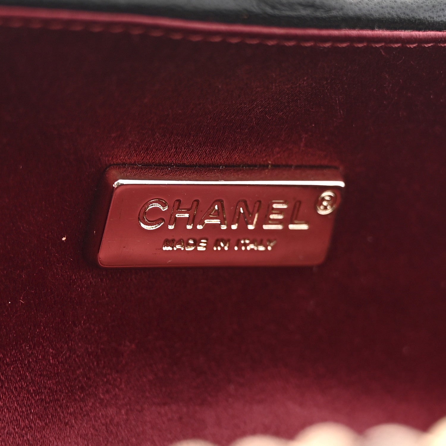 Chanel Lambskin Quilted Chain Around Clutch Black 6 of 10