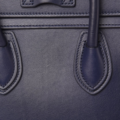 Celine Smooth Calfskin Nano Luggage Ink 10 of 11