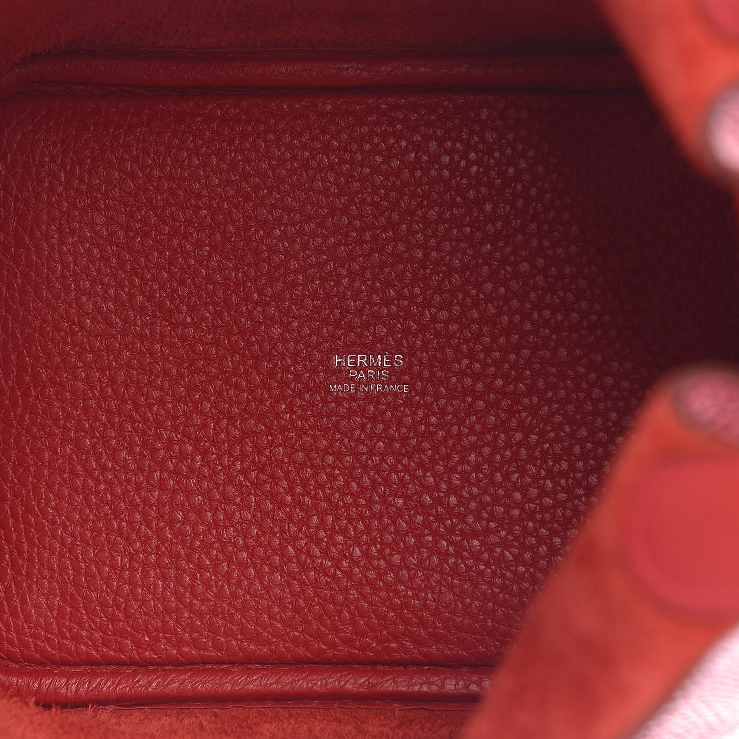 Hermes Taurillon Clemence Picotin Lock 18 PM Rouge Casaque 6 of 10