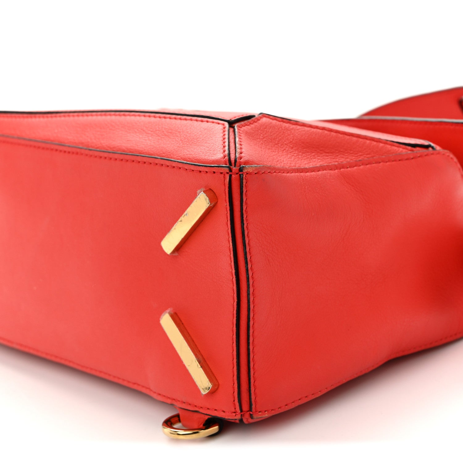 Loewe Calfskin Small Puzzle Bag Scarlet 10 of 12