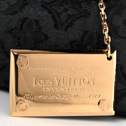 Louis Vuitton Lurex Quilted Monogram Altair Clutch Black 9 of 9