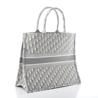 Christian Dior Oblique Large Book Tote Grey 3 of 9