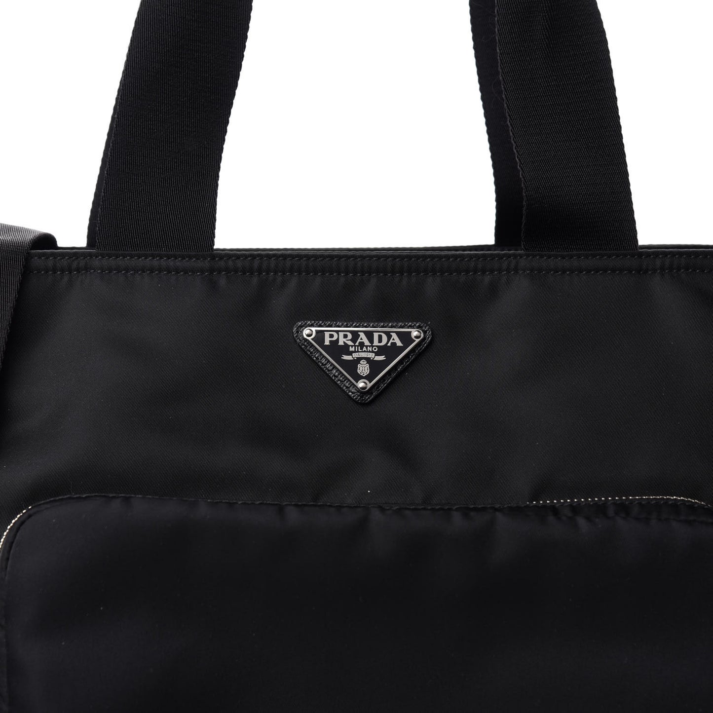 Nylon Vela Baby Bag Black