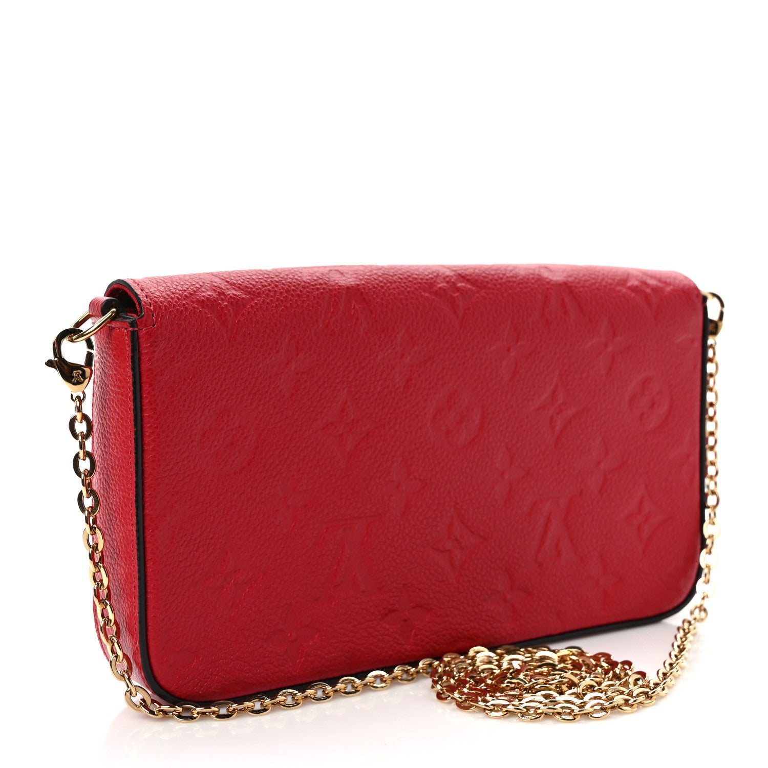 Louis Vuitton Empreinte Pochette Felicie Chain Wallet Scarlet 4 of 9