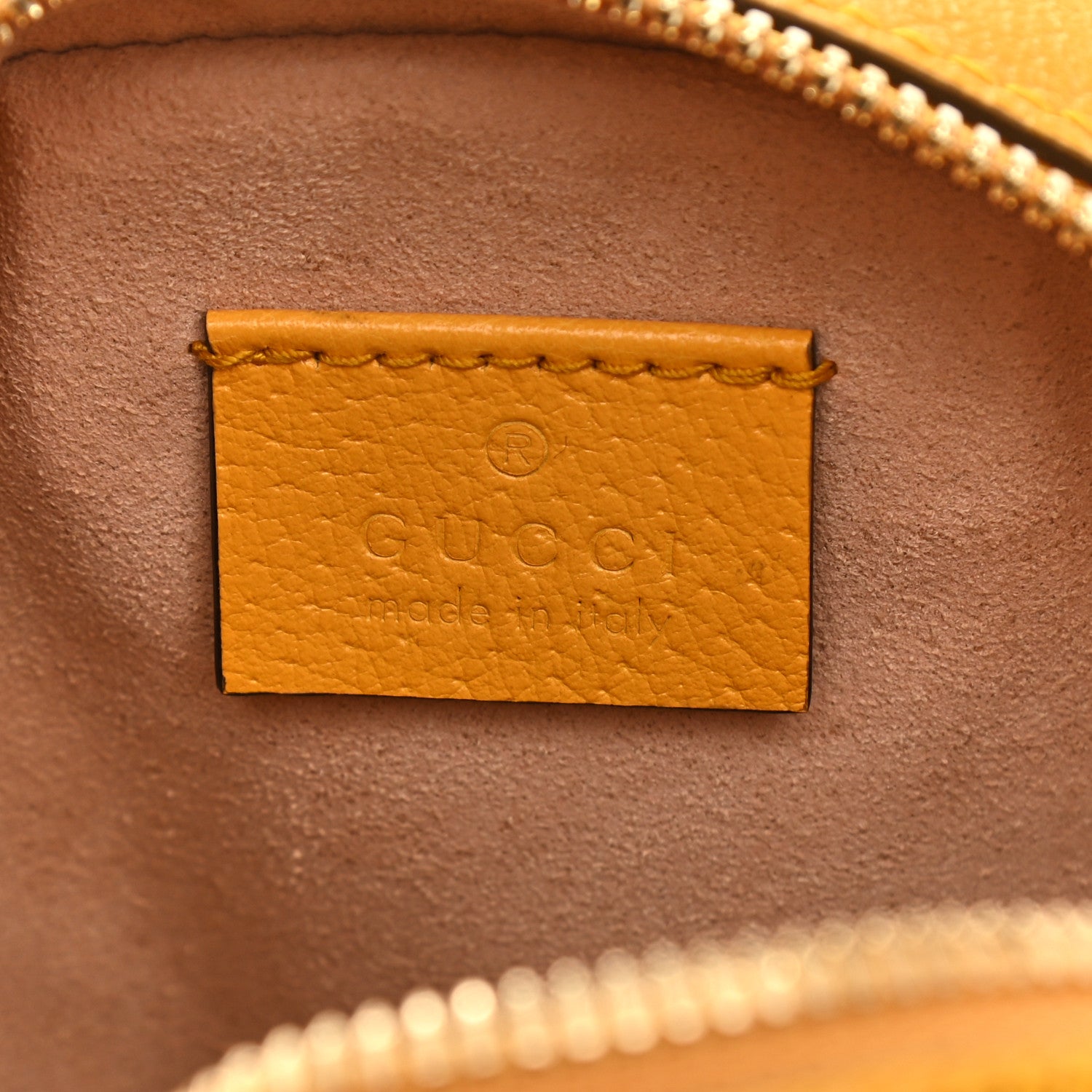 Gucci GG Supreme Monogram Flora Web Mini Ophidia Round Shoulder Bag Beige Multicolor Crop 7 of 11