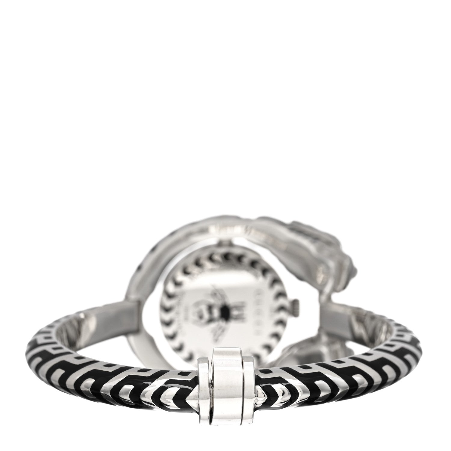 Gucci Sterling Silver Black Mother of Pearl 23mm Dionysus Quartz Watch 3 of 4