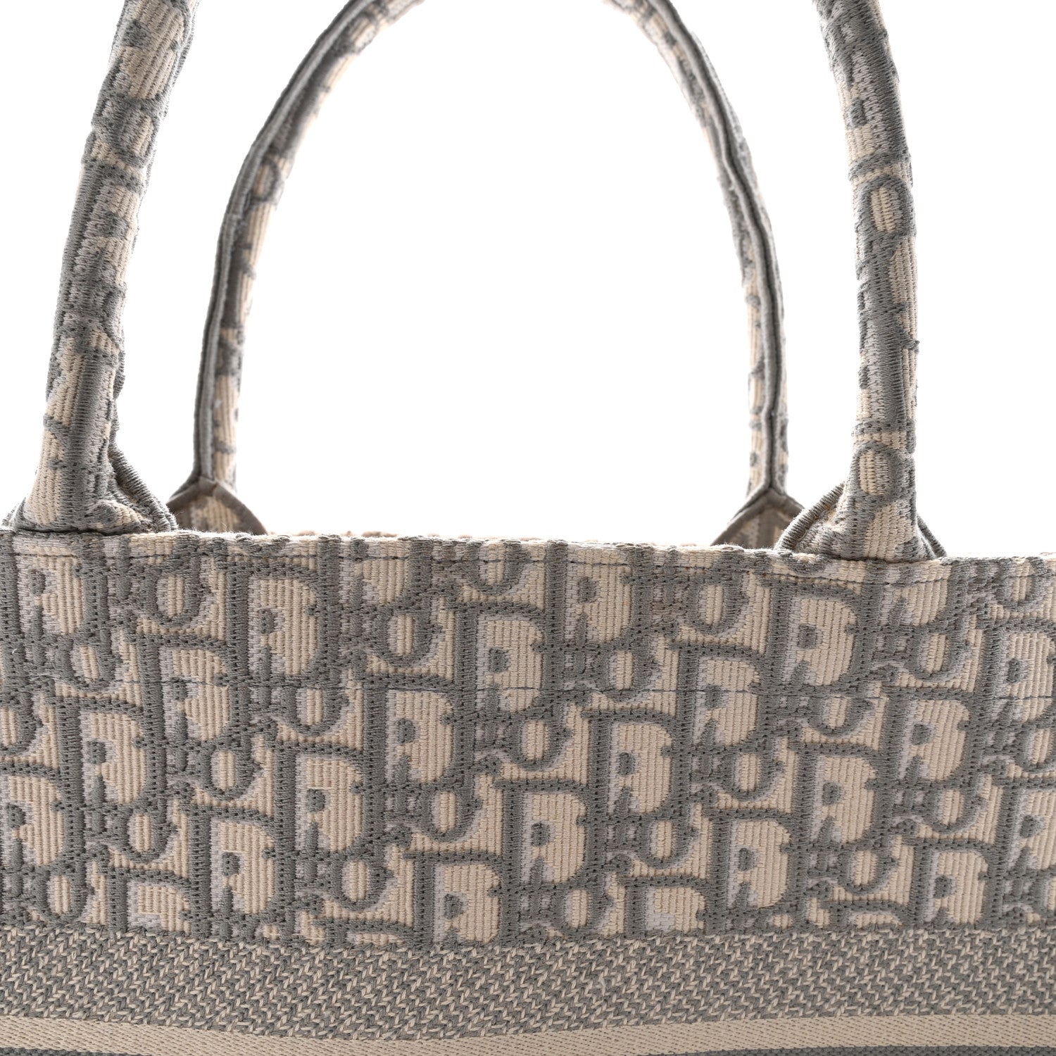 Christian Dior Oblique Medium Book Tote Grey 8 of 10