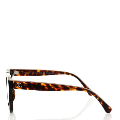 Chanel Acetate Polarized CC Butterfly Sunglasses 5414 Tortoise 3 of 8
