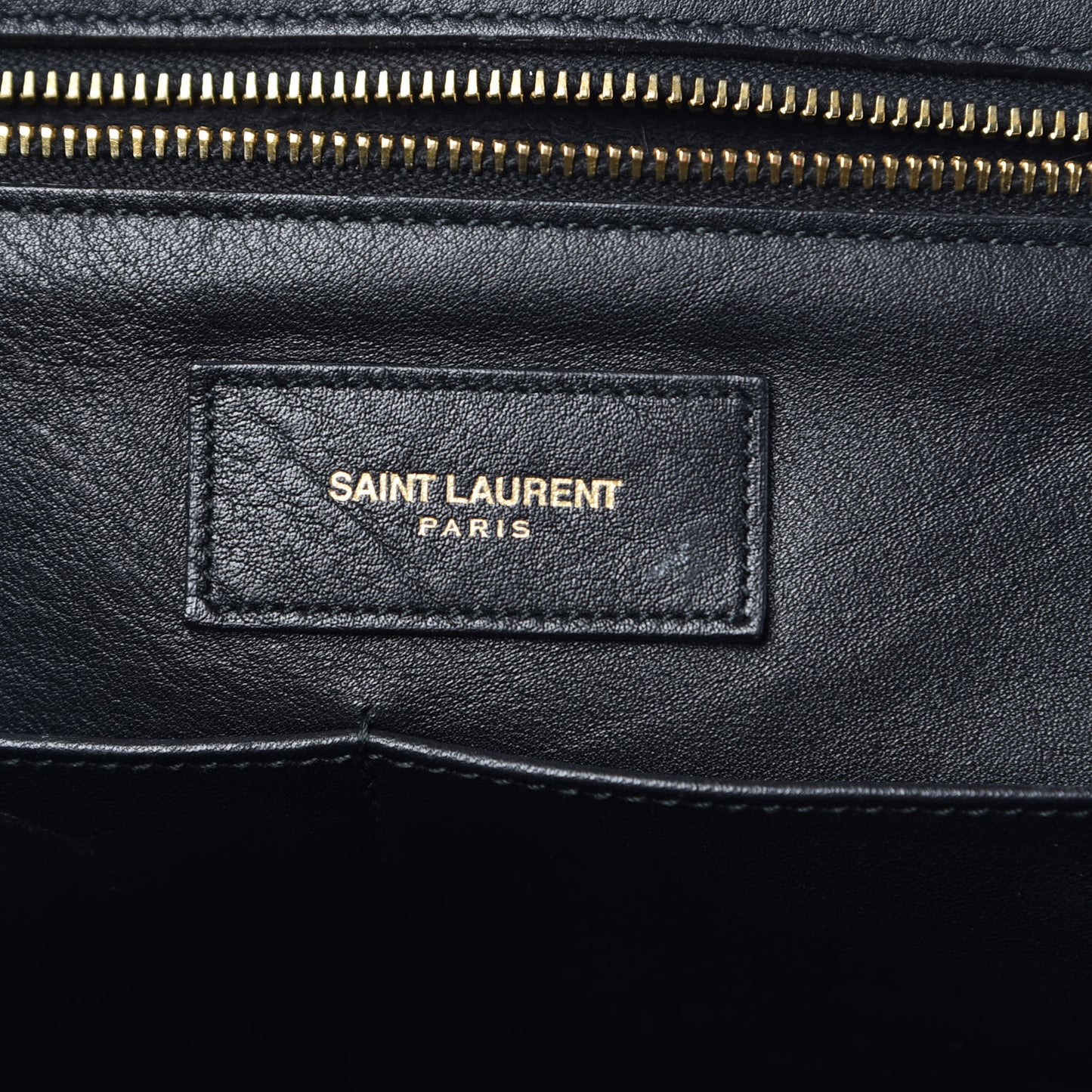 Calfskin Medium Classic Y Cabas Black