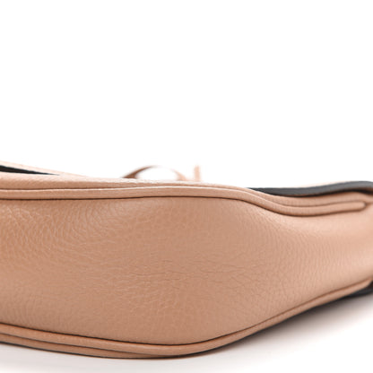 Gucci Pebbled Calfskin Medium Soho Flap Crossbody Camelia 9 of 11