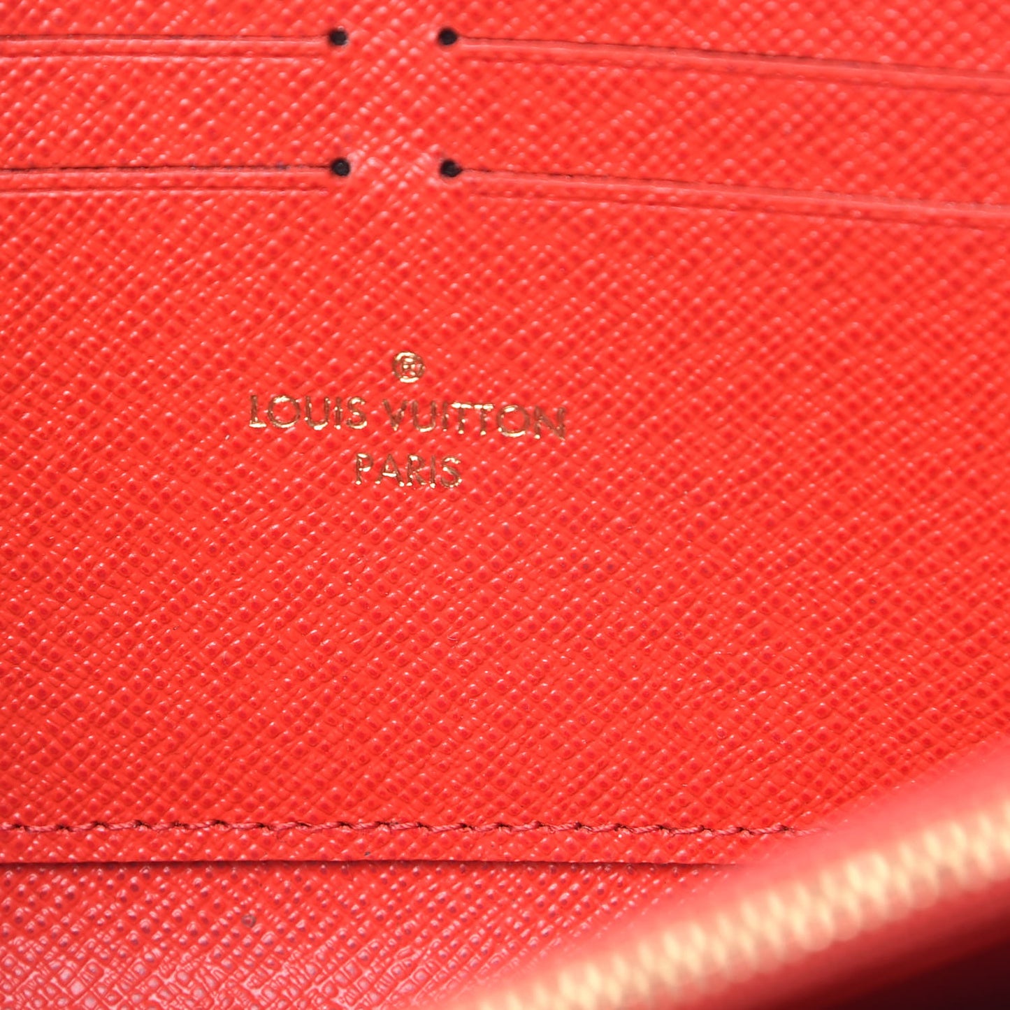 Monogram Zippy Wallet Coquelicot