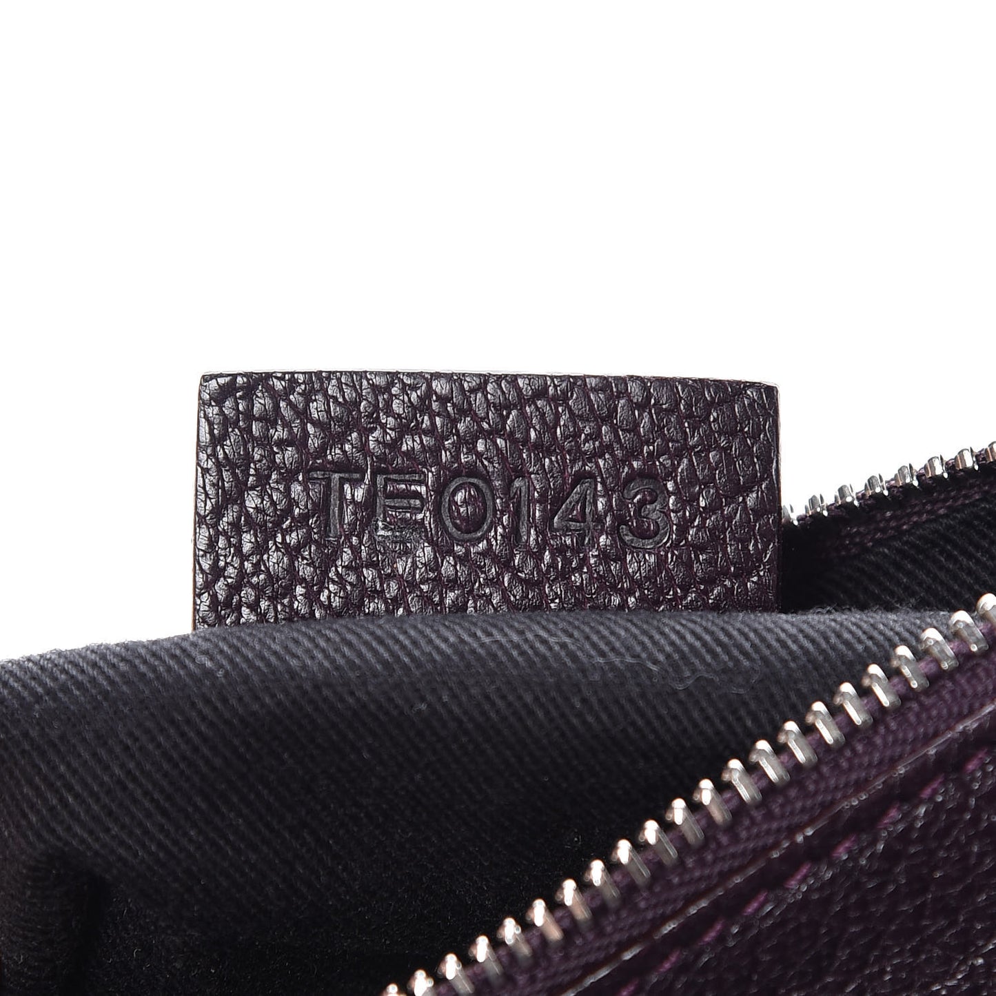 Sugar Goatskin Pandora Wristlet Dark Purple