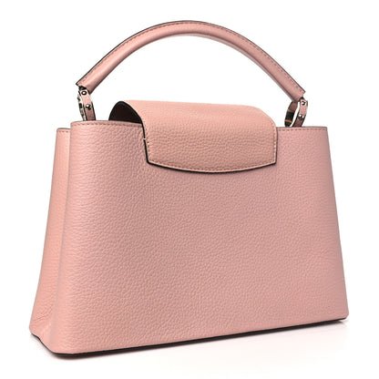 Louis Vuitton Taurillon Capucines PM Magnolia 3 of 9