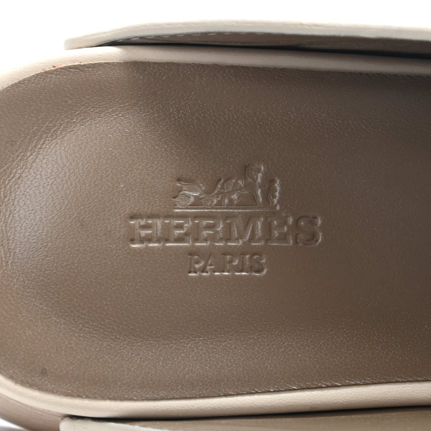 Hermes Calfskin Calya Mules 37 Hetre 5 of 8