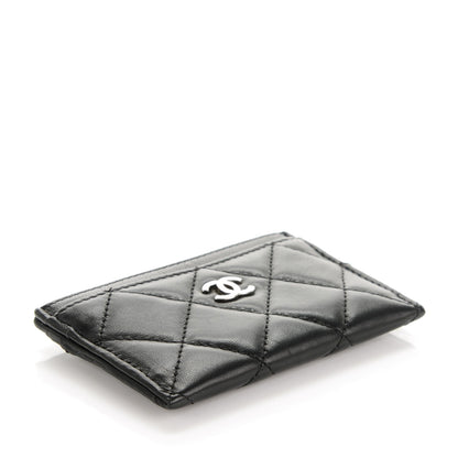 Chanel Lambskin Quilted Card Holder Black 4 of 8