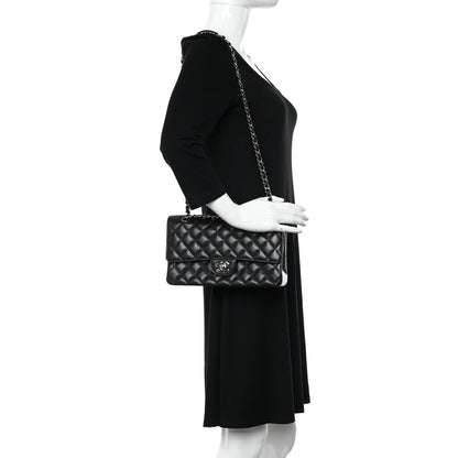 Chanel Caviar Quilted Medium Double Flap Black 2 of 12