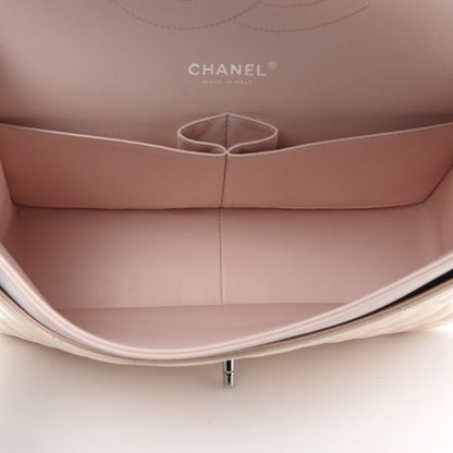 Chanel Patent Quilted Jumbo Double Flap Light Pink 5 of 12