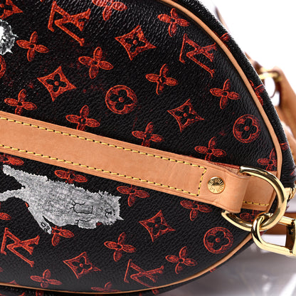 Louis Vuitton Catogram Speedy Bandouliere 30 Marron 13 of 20
