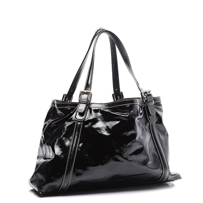 Gucci Dialux Medium Britt Shoulder Bag Black 2 of 11