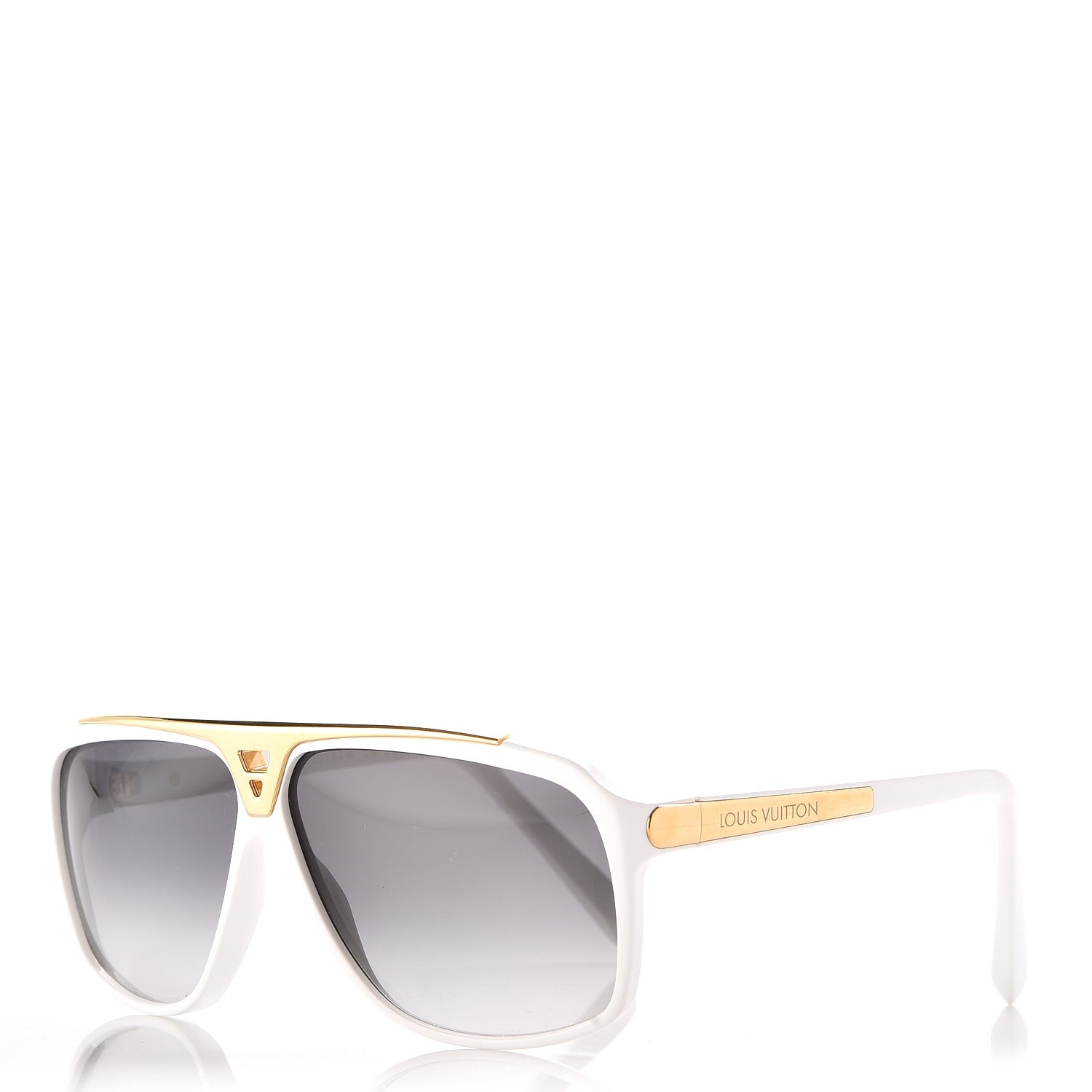 Louis Vuitton Evidence Sunglasses Z0351W White 1 of 9