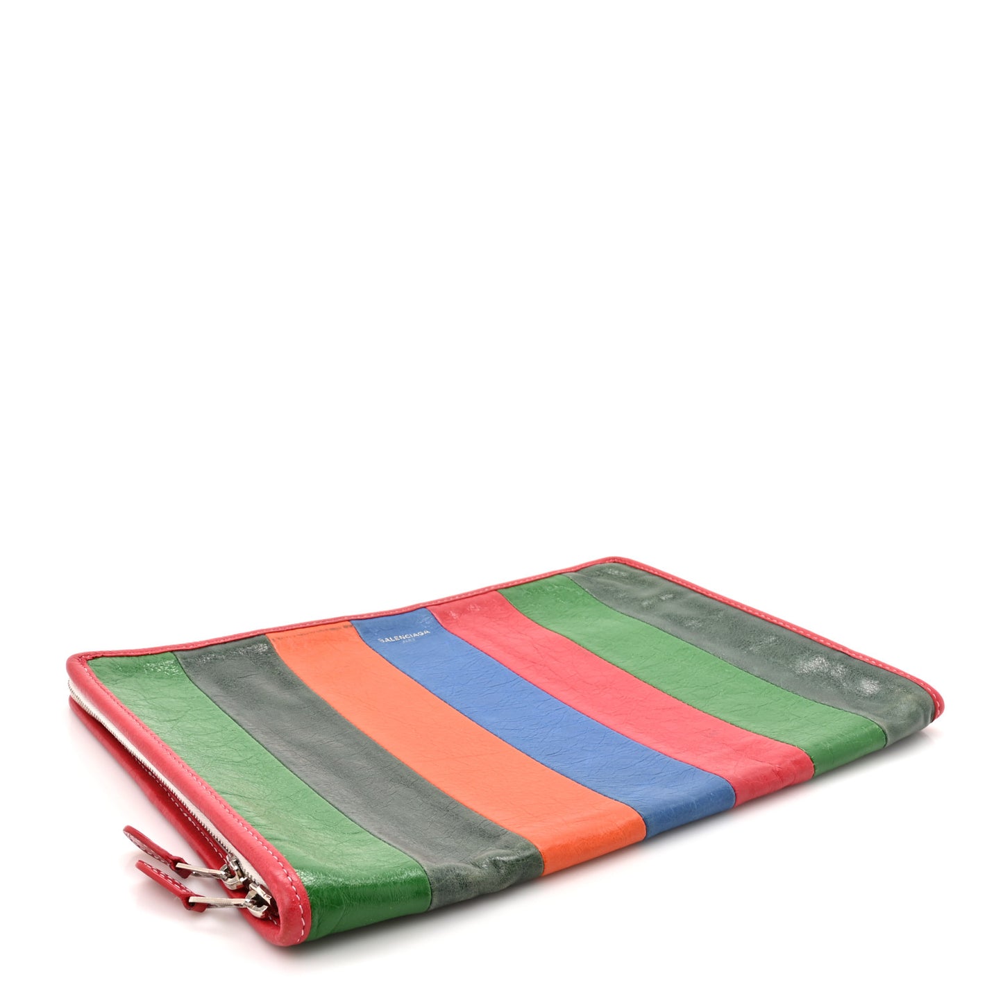 Agneau Arena Multicolore Bazar Pouch Vert Emeraude