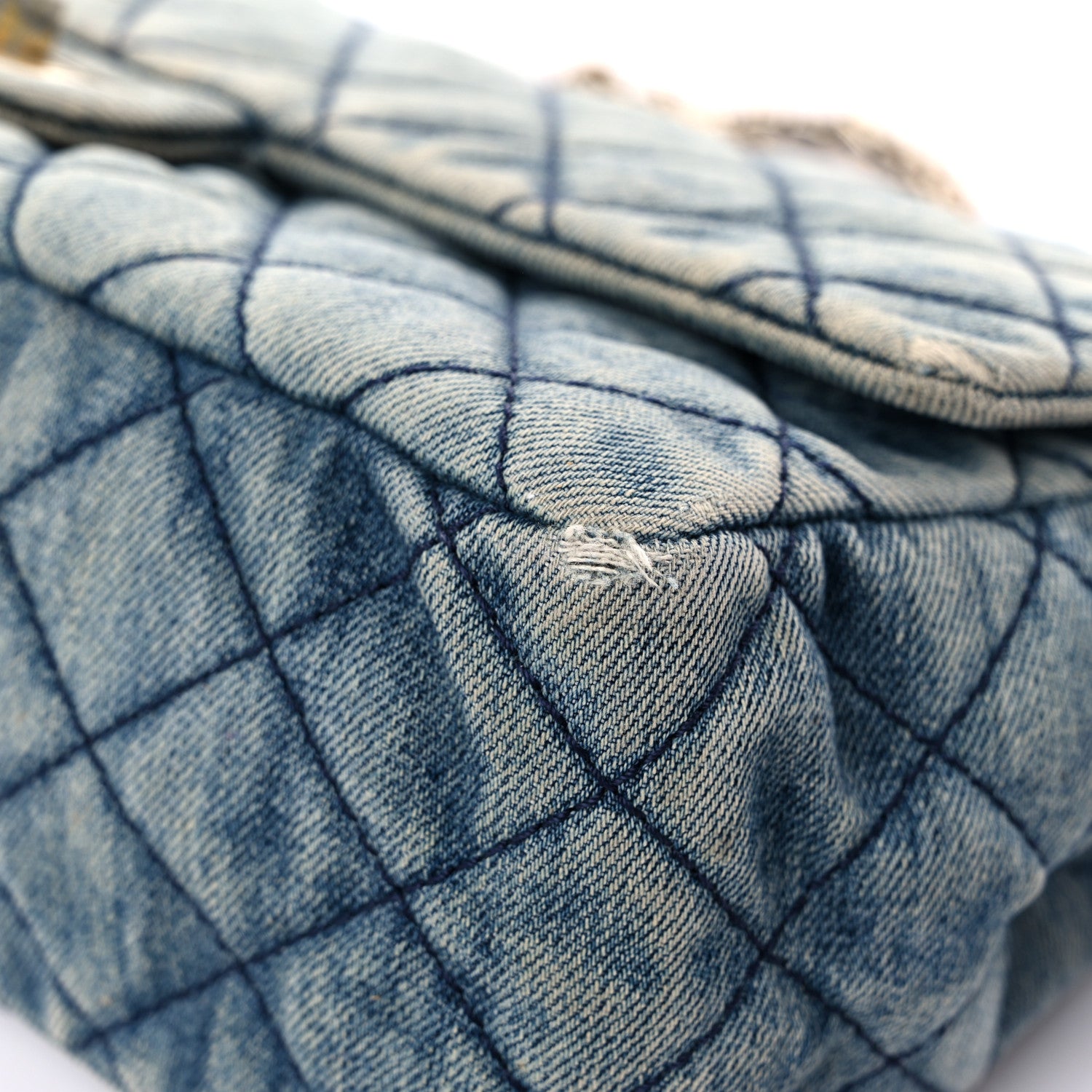 Chanel Denim Quilted 2.55 Reissue 226 Flap Blue 9 of 16