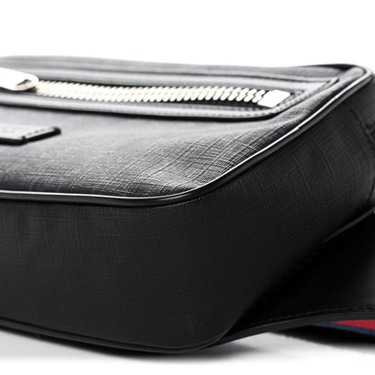 Gucci Soft GG Supreme Monogram Web Belt Bag Black Grey 10 of 10