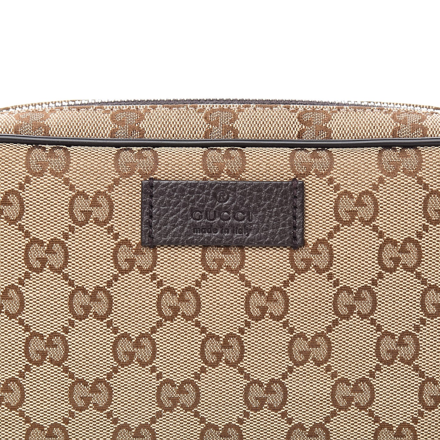 Monogram Belt Bag Dark Brown