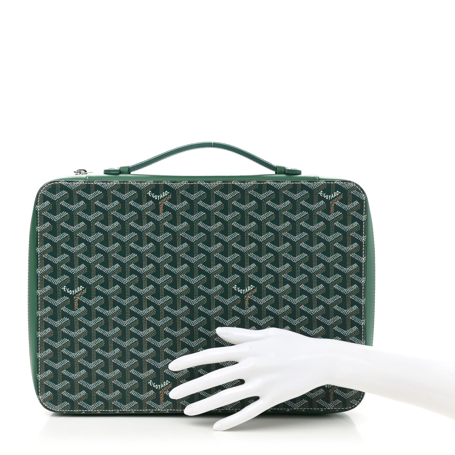 Goyard Goyardine Universal Companion Portfolio Green 1739900
