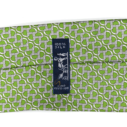 Hermes Silk Printed Mens Neck Tie 5 of 5
