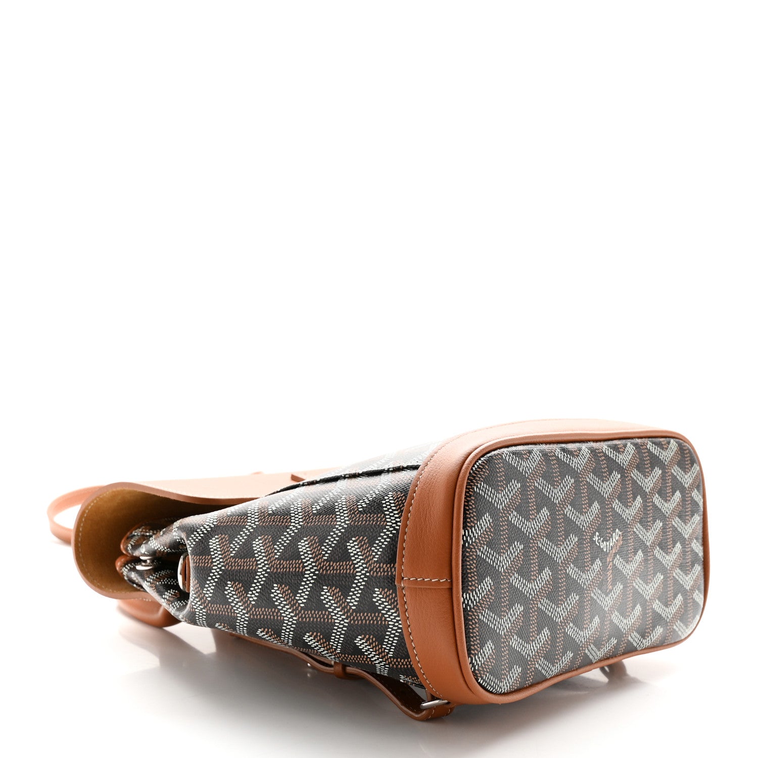 Goyard Goyardine Calfskin Mini Alpin Backpack Black Gold 4 of 10
