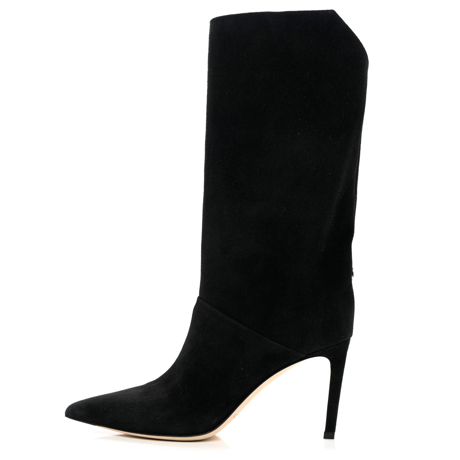 Jimmy Choo Suede Beren 85 Boots 36 Black 1 of 8