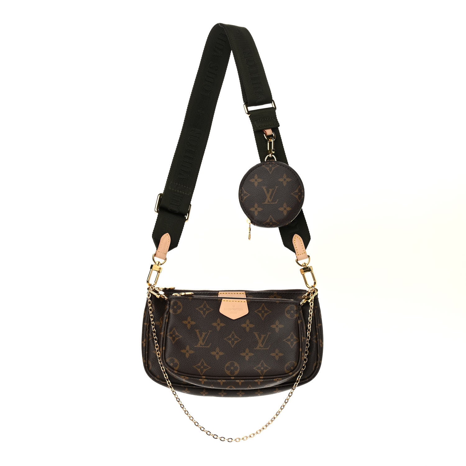 Louis Vuitton Monogram Multi Pochette Accessories Kaki 1 of 12