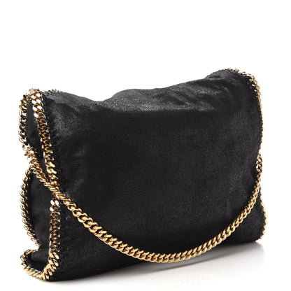 Stella McCartney Shaggy Deer Falabella Fold Over Tote Black 4 of 10