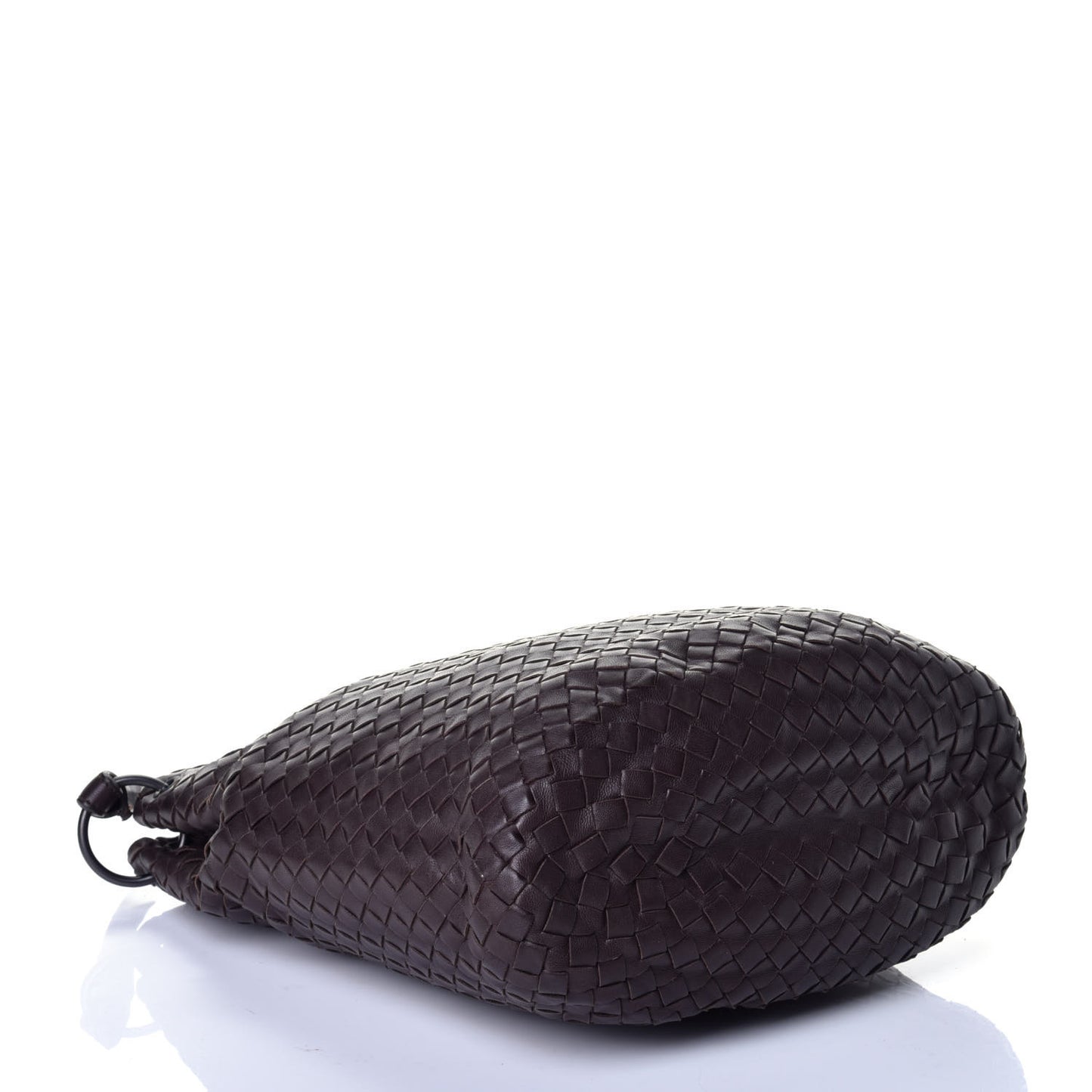 Nappa Intrecciato Bucket Bag Ebano
