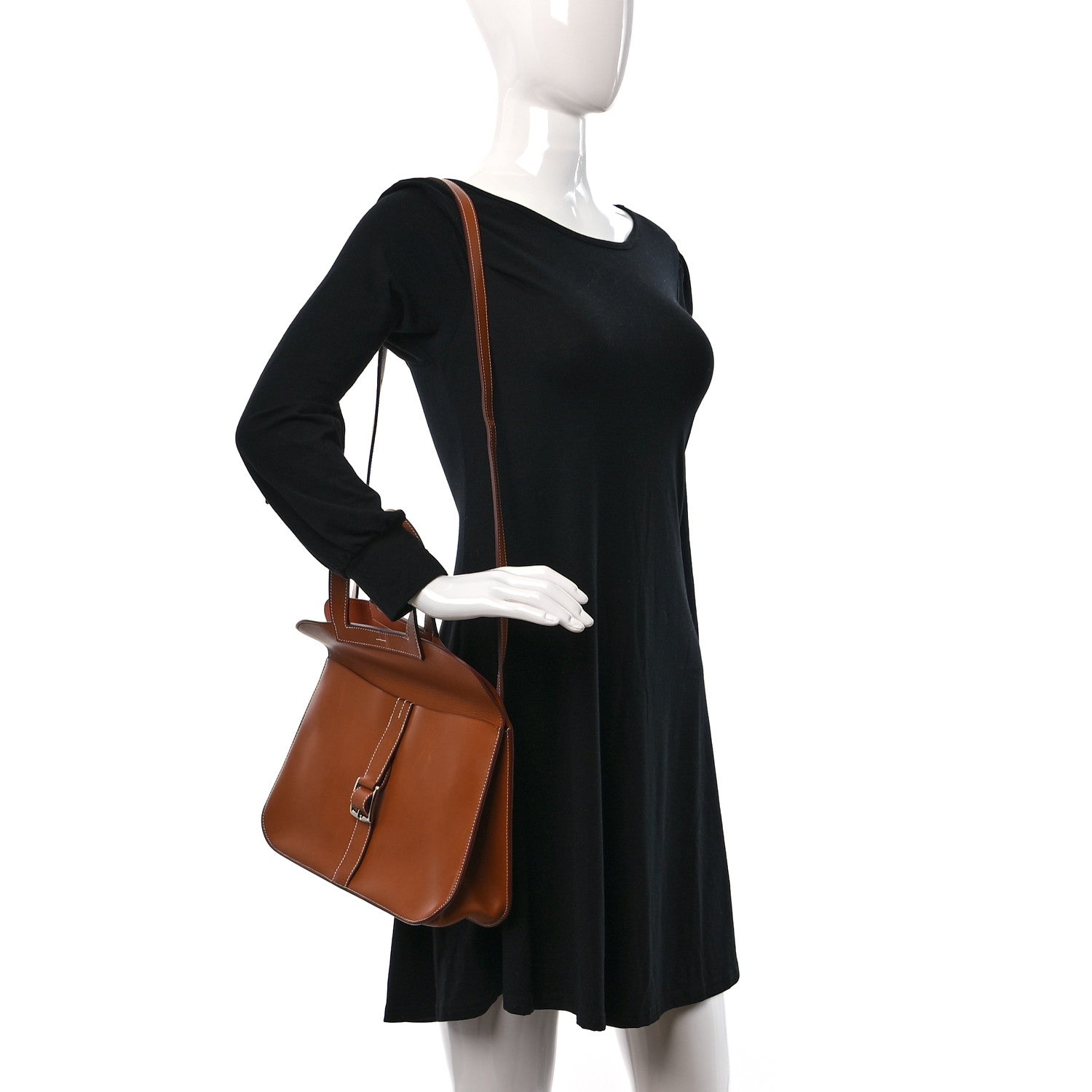 Hermes Barenia Halzan 31 Fauve Potiron 2 of 13