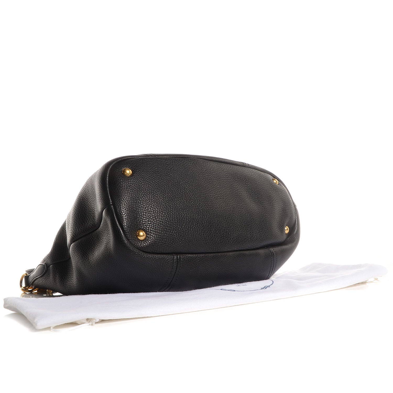 Prada Vitello Daino Shoulder Bag Nero Black 5 of 11